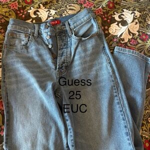 Guess Light Blue Button-Fly Jeans